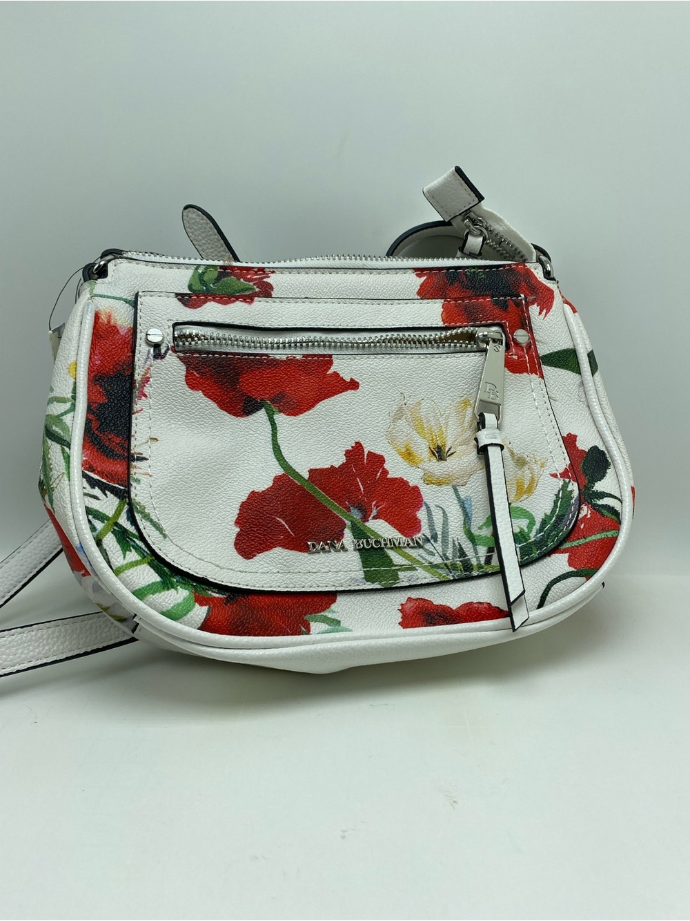 NEW Dana Buchman white/Red Purse Shoulder/Cross Body